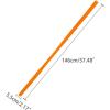 imageAllegra K Mens SelfTied Solid Color Skinny Flat Tips Designed Knit TiesOrange
