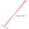 imageAllegra K Mens SelfTied Solid Color Skinny Flat Tips Designed Knit TiesPink