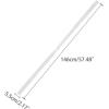 imageAllegra K Mens SelfTied Solid Color Skinny Flat Tips Designed Knit TiesWhite