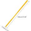 imageAllegra K Mens SelfTied Solid Color Skinny Flat Tips Designed Knit TiesYellow