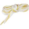 imageAllegra K Metallic Shoelaces Sparkly Glitter Shoe Strings Shiny Flat Shoe Laces for SneakersGold