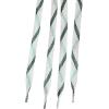 imageAllegra K Metallic Shoelaces Sparkly Glitter Shoe Strings Shiny Flat Shoe Laces for SneakersGreen