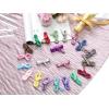 imageAllegra K Metallic Shoelaces Sparkly Glitter Shoe Strings Shiny Flat Shoe Laces for SneakersGreen