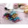 imageAllegra K Metallic Shoelaces Sparkly Glitter Shoe Strings Shiny Flat Shoe Laces for SneakersRoyal Blue