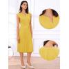 imageAllegra K Summer Dress for Womens 2024 Elegant Sleeveless V Neck ALine Pleated Flowy Midi DressGinger