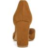 imageAllegra K Women Ankle Tie Chunky Heel Pointed Toe Dress Brown Pumps 9 M US