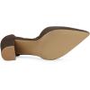imageAllegra K Women Ankle Tie Chunky Heel Pointed Toe Dress Coffee Pumps 10 M US