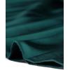 imageAllegra K Women Pleated Skirt Midi Length Elastic High Waisted A Line Metallic Shirring Party SkirtsGreens