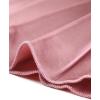 imageAllegra K Women Pleated Skirt Midi Length Elastic High Waisted A Line Metallic Shirring Party SkirtsPink1