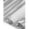 imageAllegra K Women Pleated Skirt Midi Length Elastic High Waisted A Line Metallic Shirring Party SkirtsSilver Tone