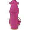 imageAllegra K Womens Ankle Strap Platform Chunky Heels SandalsHot Pink