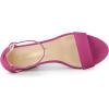 imageAllegra K Womens Ankle Strap Platform Chunky Heels SandalsHot Pink