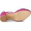 imageAllegra K Womens Ankle Strap Platform Chunky Heels SandalsHot Pink