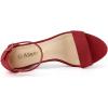 imageAllegra K Womens Ankle Strap Platform Chunky Heels SandalsRed