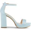 imageAllegra K Womens Ankle Strap Platform Chunky Heels SandalsSky Blue