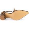 imageAllegra K Womens Ankle Tie Point Toe Dress PumpsLeopard