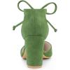 imageAllegra K Womens Ankle Tie Point Toe Dress PumpsOlive Green