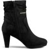 imageAllegra K Womens Ankle Zip Platform High Heel Mid Calf BootsBlack