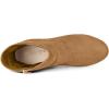 imageAllegra K Womens Ankle Zip Platform High Heel Mid Calf BootsBrown
