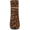 imageAllegra K Womens Ankle Zip Platform High Heel Mid Calf BootsLeopard
