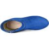 imageAllegra K Womens Ankle Zip Platform High Heel Mid Calf BootsRoyal Blue