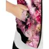 imageAllegra K Womens Bomber Jacket Satin Long Sleeve Zipper Floral Print Casual Fall Coat with Pocket Winter OutwearFuchsia