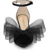imageAllegra K Womens Bow Tie Ankle Strap Stiletto High Heels PumpsBlack