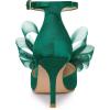 imageAllegra K Womens Bow Tie Ankle Strap Stiletto High Heels PumpsGreen