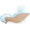 imageAllegra K Womens Bow Tie Ankle Strap Stiletto High Heels PumpsSky Blue
