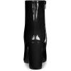 imageAllegra K Womens Chunky Heel Pointed Toe Zipper Ankle BootsBlack