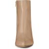 imageAllegra K Womens Chunky Heel Pointed Toe Zipper Ankle BootsNude
