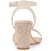 imageAllegra K Womens Chunky Heel Raffia Heels Bohemia Square Toe Slingback Strappy Linen SandalsBeige