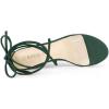 imageAllegra K Womens Clear Strap Block Heels Lace Up Heels SandalsLight Green