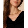 imageAllegra K Womens Cowl Neck Top Short Sleeve Casual Stretchy Blouse ShirtsBlack