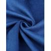 imageAllegra K Womens Faux Suede Jacket Point Collar Button Down Cropped Sanded Moto Biker CoatRoyal Blue