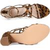 imageAllegra K Womens Gladiator Heels Strappy Back Zip Chunky Heel SandalsLeopard