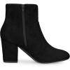 imageAllegra K Womens Heel Boots Round Toe Chunky Heels Ankle BootsBlack