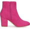 imageAllegra K Womens Heel Boots Round Toe Chunky Heels Ankle BootsHot Pink