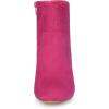 imageAllegra K Womens Heel Boots Round Toe Chunky Heels Ankle BootsHot Pink