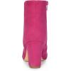 imageAllegra K Womens Heel Boots Round Toe Chunky Heels Ankle BootsHot Pink