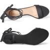imageAllegra K Womens Kitten Heel Lace Up SandalsGrey