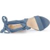 imageAllegra K Womens Lace Up Platform Block Heel SandalsHaze Blue