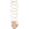 imageAllegra K Womens Lace Up Strappy Block High Heel SandalsBeige