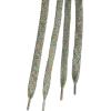 imageAllegra K Womens Metallic Glitter Sparkling Shoe Laces Flat Colorful Shoelaces for Sneakers 1 Pair4color Threads