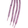 imageAllegra K Womens Metallic Glitter Sparkling Shoe Laces Flat Colorful Shoelaces for Sneakers 1 PairRose Red  Silver