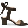 imageAllegra K Womens Open Toe Ankle Tie Back Block Heels SandalsCoffee