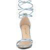 imageAllegra K Womens Open Toe Lace Up Stiletto Heels SandalsSky Blue