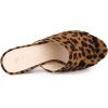 imageAllegra K Womens Open Toe Platform Chunky Heel Slides SandalsLeopard