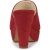 imageAllegra K Womens Open Toe Platform Chunky Heel Slides SandalsRed