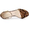 imageAllegra K Womens Open Toe Printed Ankle Strap Chunky High Heel SandalsBrown Leopard
